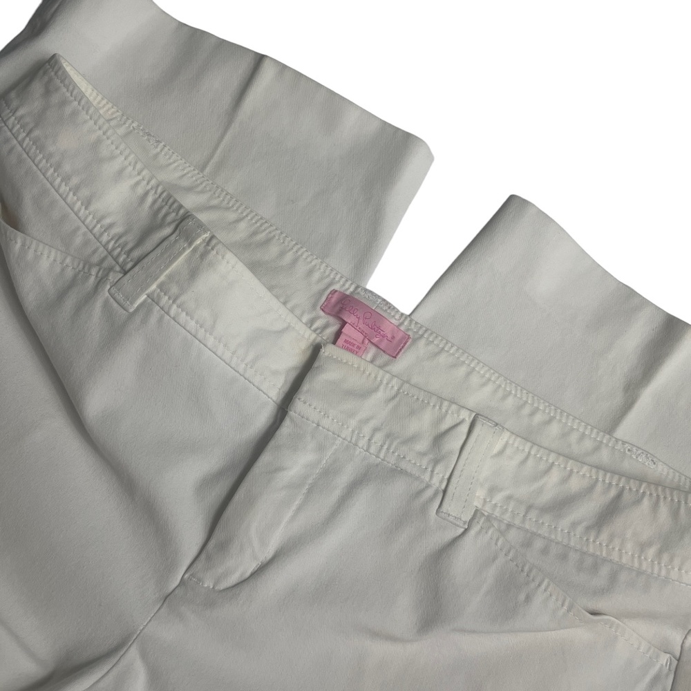 Lilly Pulitzer 10 Ladies Jeans‎ Snow Cotton Spandex blend Pockets